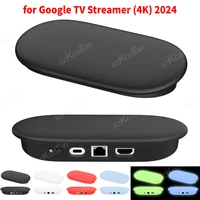 Silicone Protective Case for Google TV Streamer 4K 2024 Washable Dustproof Host Protection Cover Luminous Version 1