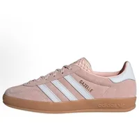 Adidas Originals Gazelle Indoor Sandy Pink White Fresh and Gentle Suede Low Chaussures de skate pour femme et fille German Training IH5484 3