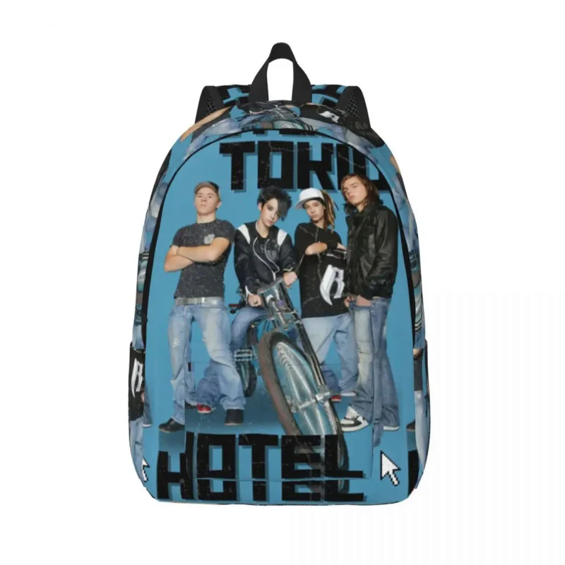 

Tokio Hotel Backpack for Men Women Fashion Student Hiking Travel Daypack BillKaulitz Rock Laptop Shoulder Bag Outdoor