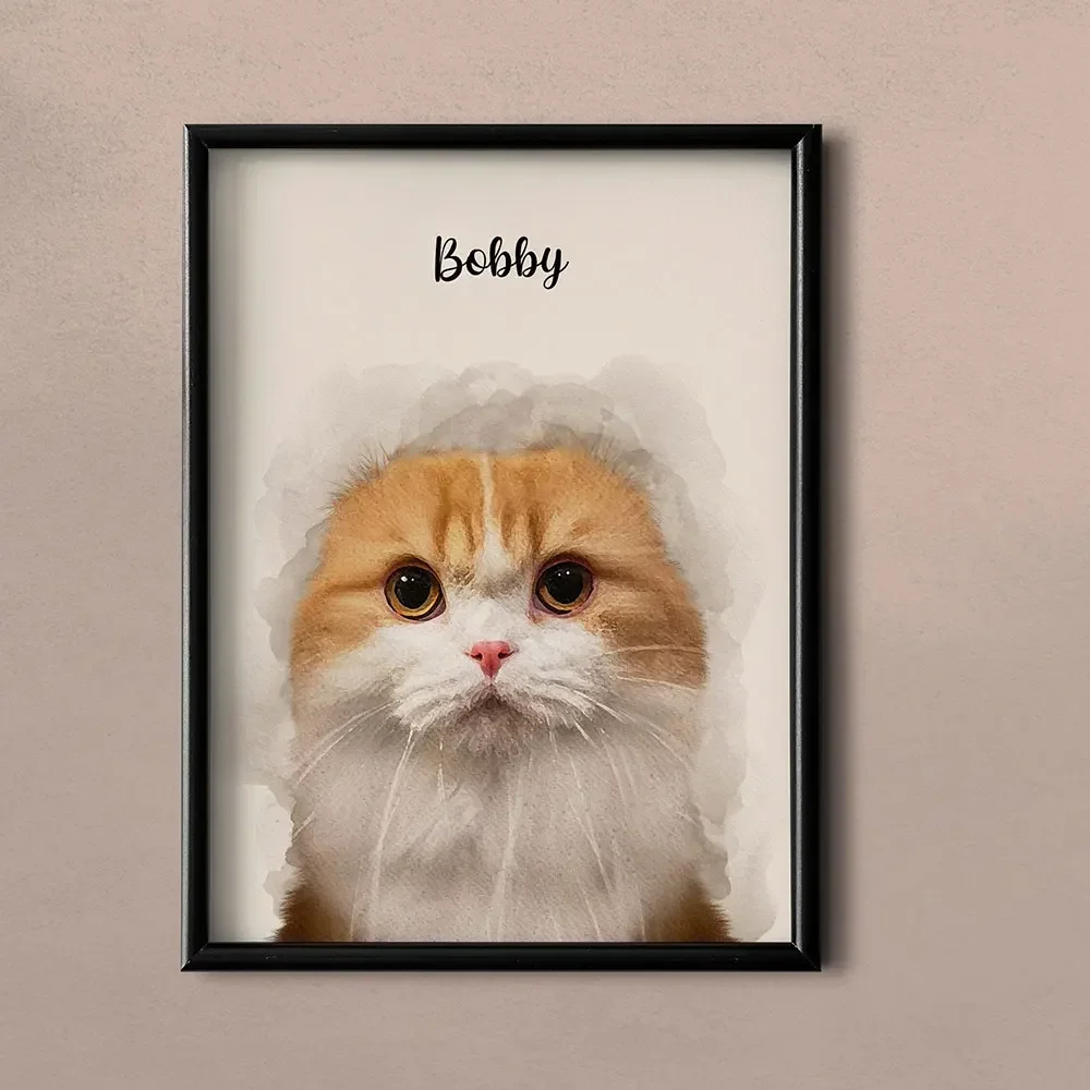 Custom Pet Portrait Canvas Print 2 | Custom Pet Portrait Canvas Print 2