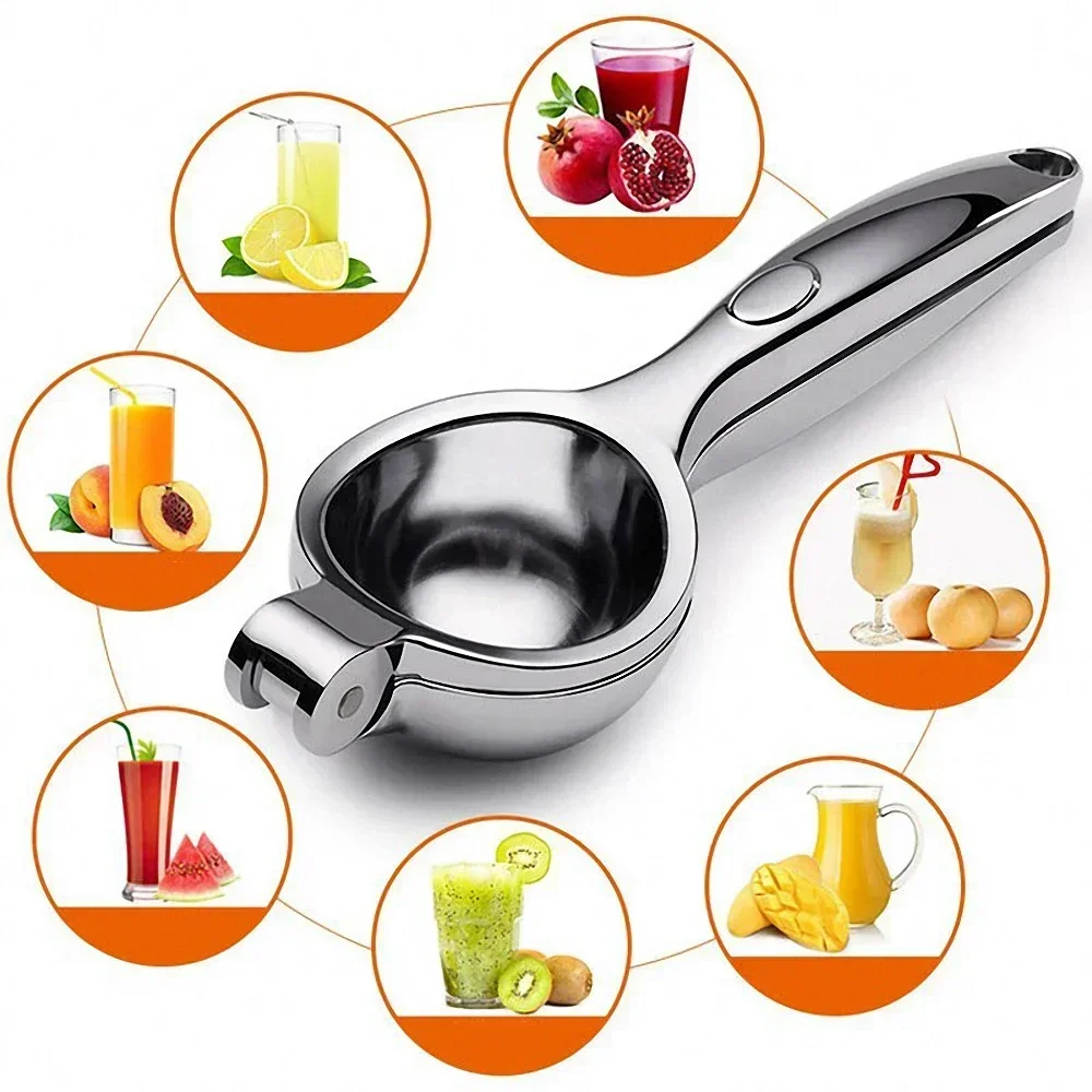 Stainless Steel Household Fruit Lemon Manual Juicer Citrus Orange Hand Squeezer Press Machine Kitchen Tool