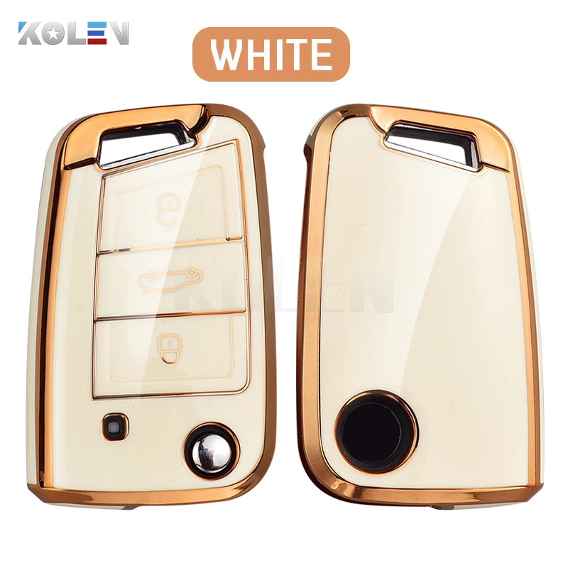 Fashion TPU Car Flip Key Case Cover Shell
