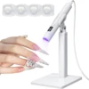 Mini Led Nail Light Portable Rechargeable UV Led Lamp for Nails Gel Dry Resin Curing UV Light Quick-drying Nails Dryer 1