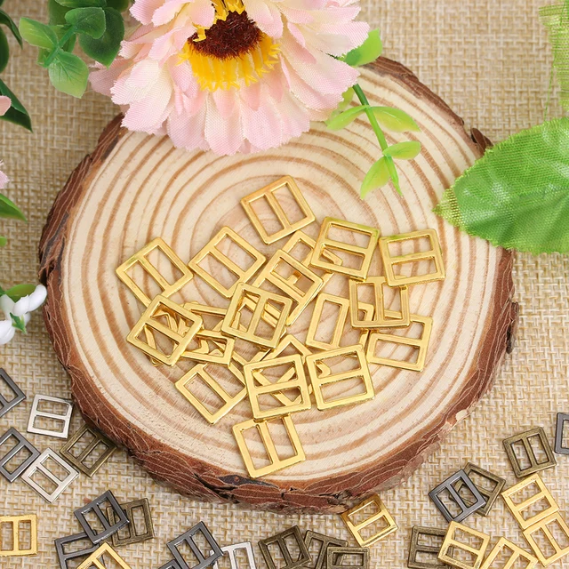 20/40Pcs Tiny Tri-glide Belt Buckle for DIY Doll Clothes Bags Mini Buckles Buttons Diy Doll Shoes Clothing Accessories 6/7/8.5mm 2