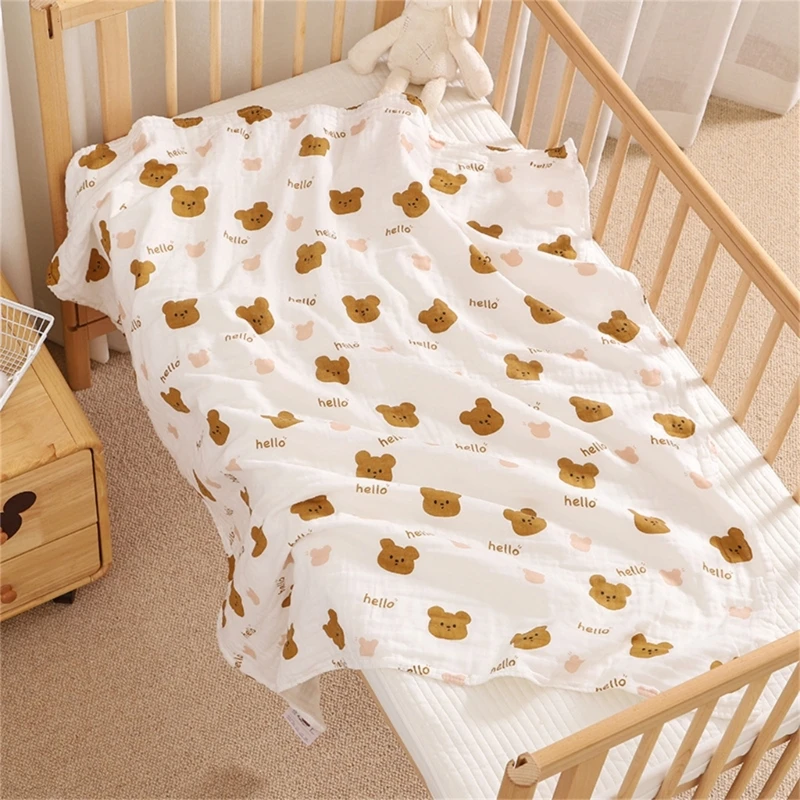 

Baby Towel with Small Flowers/Animal Pattern Design Soft Unisex Bath Towel for Babies Toddler Infant Newborn Essentials