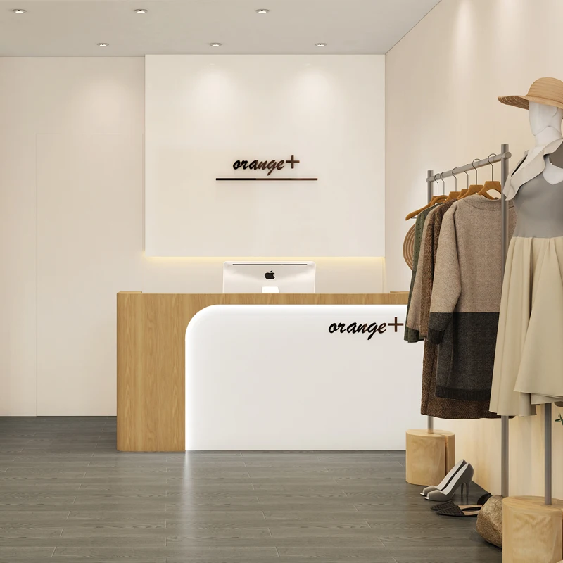 

Simplicity Luxury Reception Desk Cashier Information Clothing Store Reception Modern Cafe Beautysalon Meubilair Nordic Furniture