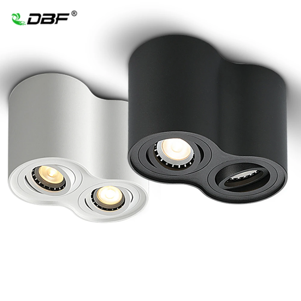 Resubdivision-Ampoule LED GU10 montée en surface, Downlight LED, Spot de plafond, 10W, 14W, Blanc, Salon, Cuisine