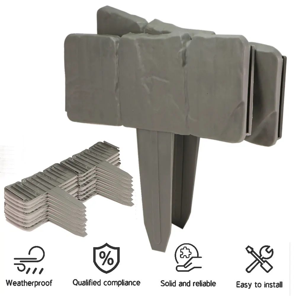 

10/20 шт., Т-образные Пластиковые ограждения для цветов