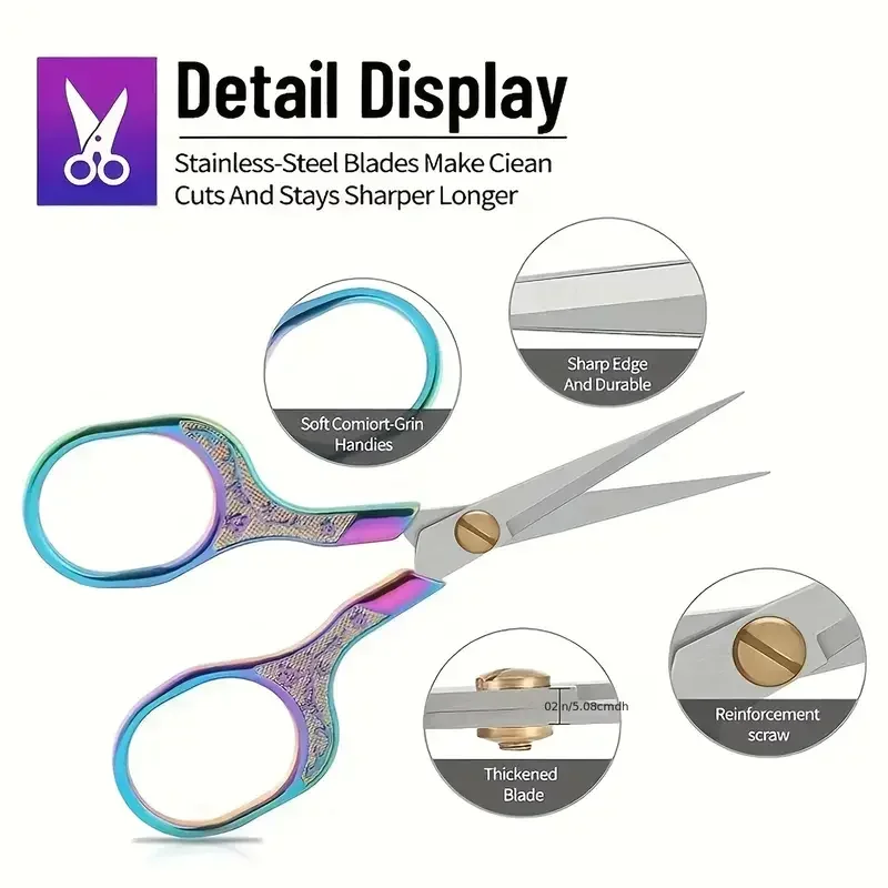 Stainless Steel Vintage Scissors Sewing Fabric Cutter Embroidery Scissors Tailor Scissor Thread Scissor Tools for Sewing Shears sewing scissors