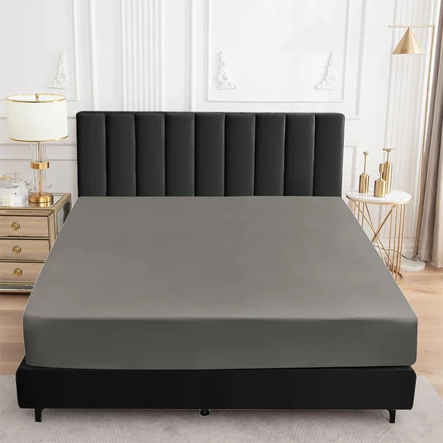 Drap-housse imperméable, protection de matelas confortable avec élastique en caoutchouc, lavable et facile d'entretien 3