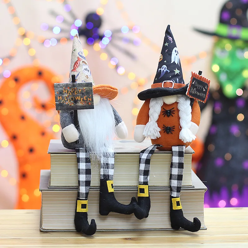 

Hot Sales dedicated to Halloween new faceless long-legged couple dolls Halloween decorations living home decor accessories