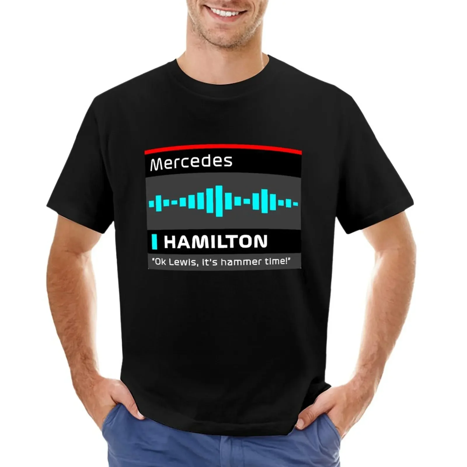 Hammer Time - Hamilton - Team Radio T-Shirt Vintage Kawaii Clothes Maglietta Da Uomo