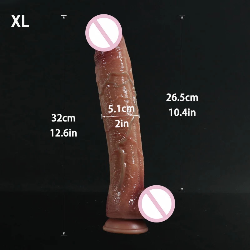 12/8/7 Inch Silicone Penis Huge Realistic Dildo Dong with Suction Cup for Women Masturbation Lesbain Anal Sex Toys for Adults 18 Sex Toys