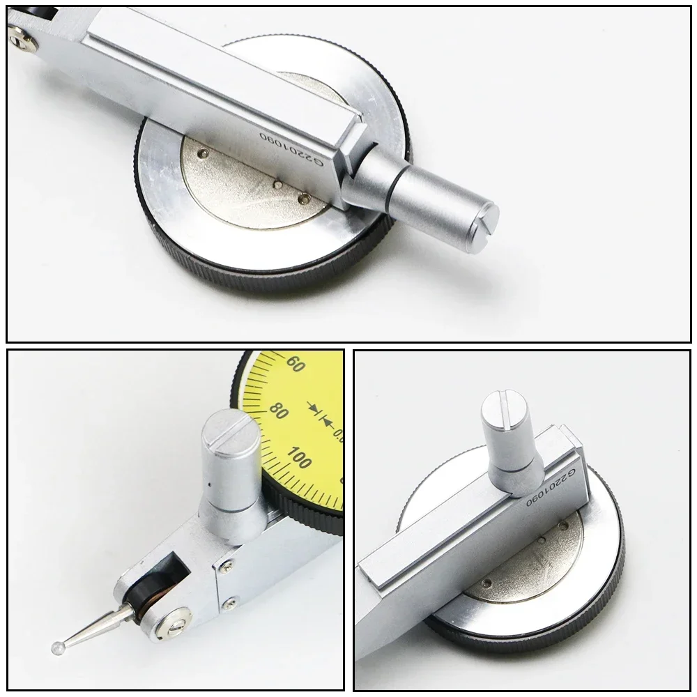 Dial Indicator Gauge 0-0.2 mm 0.002 mm Dial Indicator Gauge Dial Test Indicator Metric Measurement Tools
