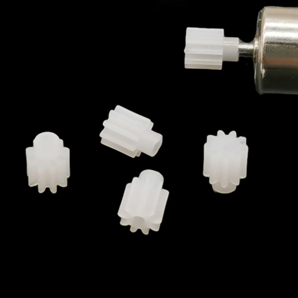 4Pcs 9T Gear 9 Teeth Plastic Fit DIA 1mm for SYMA X5 X5C X5A 7*20mm Engine Wheel Quadcopter RC Drone not with Coreless Motor