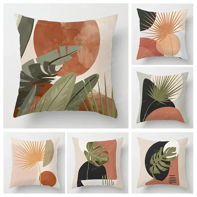 Nordic fall home decor throw pillowcase sofa Cushion cover 45x45cm 45*45 50x50cm 60x60cm 40*40cm boho abstract geometric morandi throw pillow cover cushion covers pillow case pillow covers cushion cover