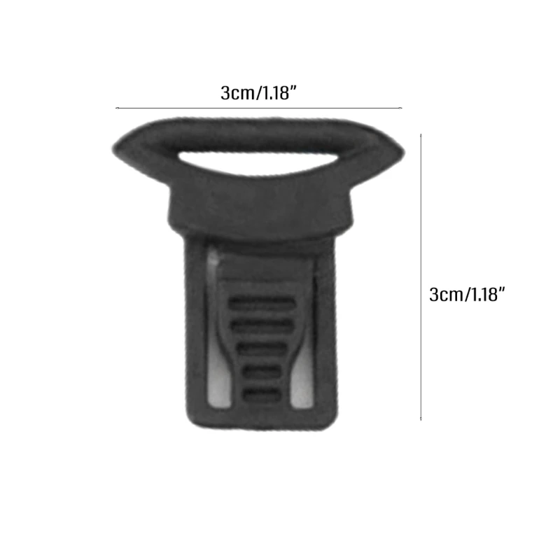 1 Pair Tacticals Helmets Goggles Swivels Clip Plastic Goggles Buckles Helmets Accessories for Side