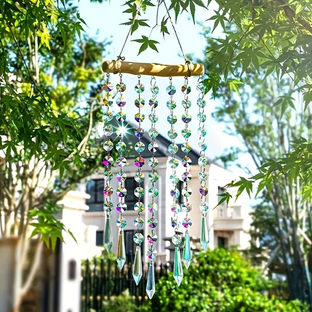 Glass Crystal Suncatcher Chime 3