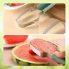 Watermelon Cutter Slicer Popsicle Mould, 3 in 1 Melon Scoop Fruit Scooper Tool for Dig Pulp Separator, Creative Fruit Knife 4