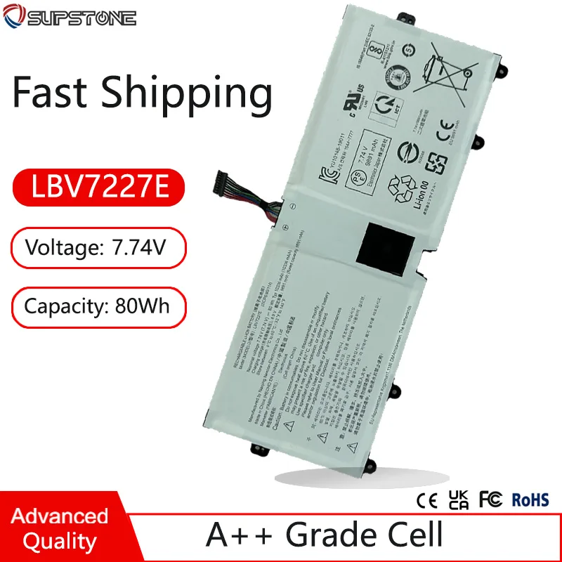 

New LBV7227E Laptop Battery For LG gram 15Z90N 17Z90N 17Z90P 16Z90P 16Z90PC 16Z90PG 2ICP6/90/114