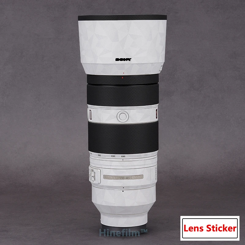 Fe100-400Gm Lens Sticker Sel100400Gm Warp Cover Skin Per Sony Fe 100-400Mm F4.5-5.6 Gm Oss Lens Protector Coat Wrap Sticker