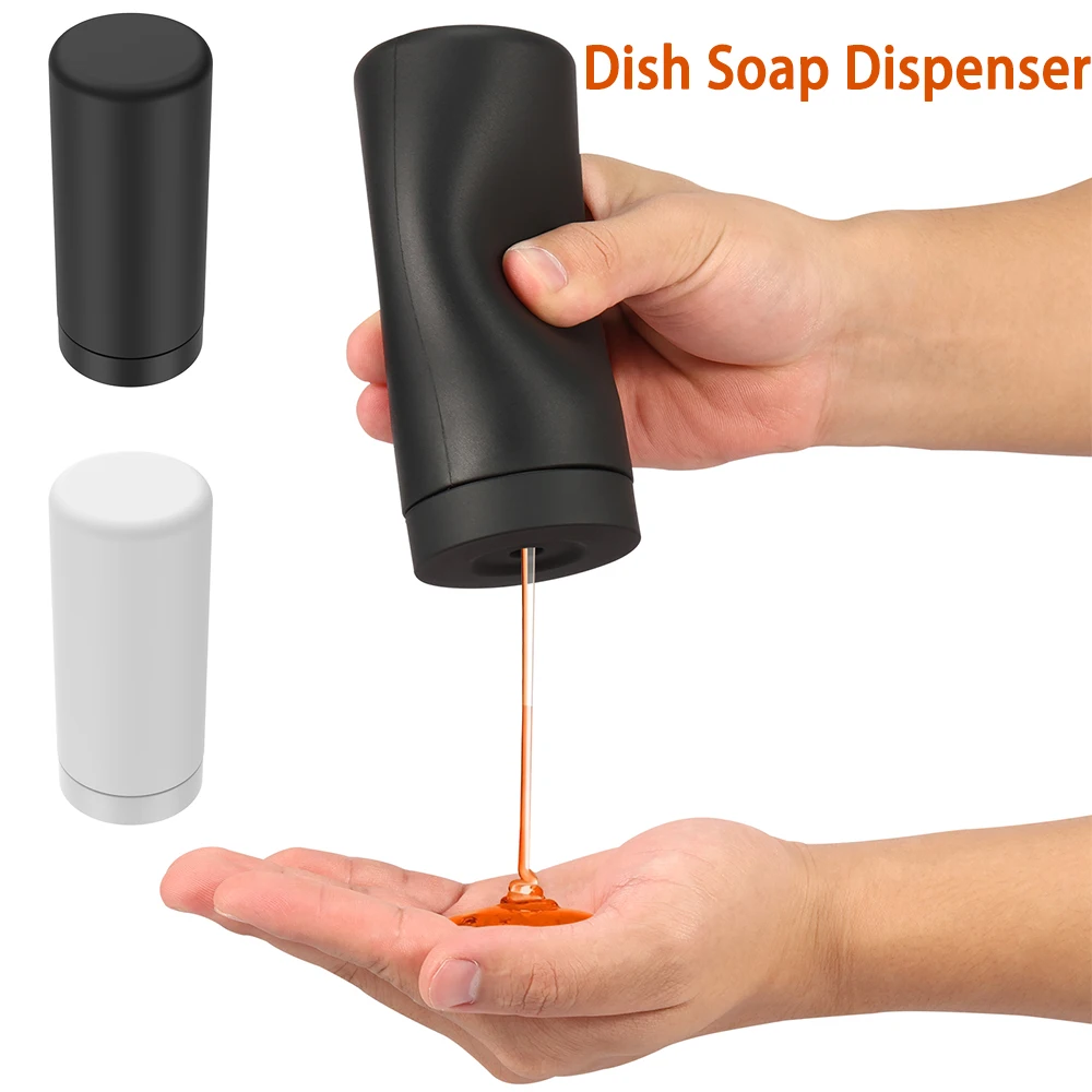 Silicone Soap Dispenser Kitchen Soap Dispenser Dish Washing Liquid Squeeze Portable Storage Bottle for Kitchen Sink