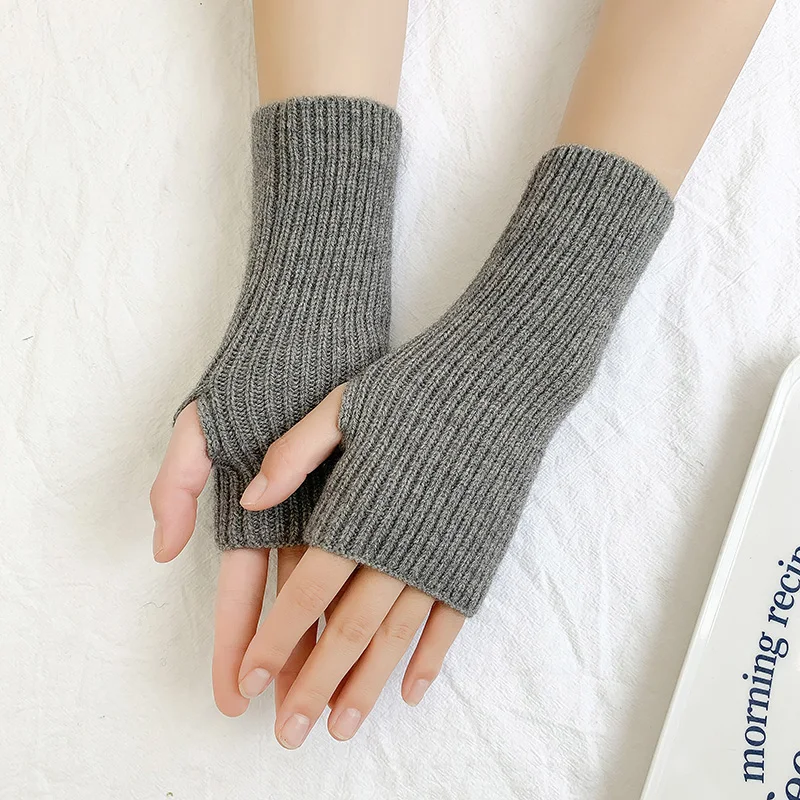 Femme Demi Doigt Gants, Gants Sans Doigts, Gants Mitaine en Tricot pour  Femmes, Tricotés Gants Chauds d'Hiver, Mitaines sans Doigts - Cdiscount  Prêt-à-Porter