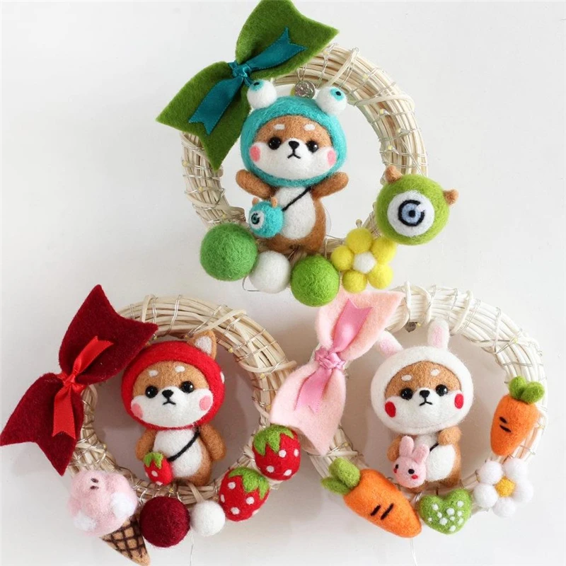Needle Felting Kit Wool Felting Kit KRABALL Wool Needle Felting Set for Doll Making