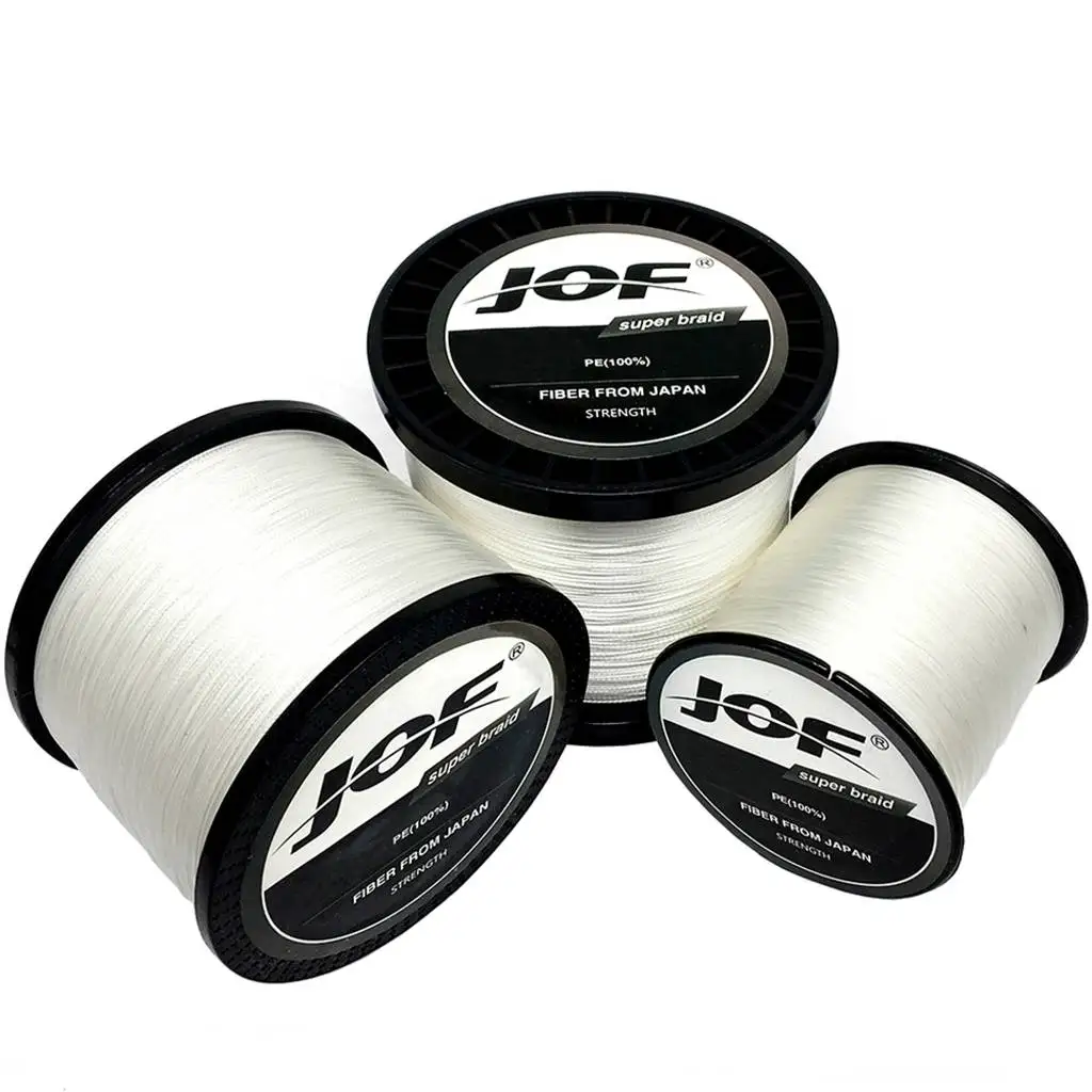JOF 4x Braided 300M 500M 1000M PE Fishing Line Multifilament Smooth Fishing Line for Fishing Lure Bait Carp Fish 10-80LB 6