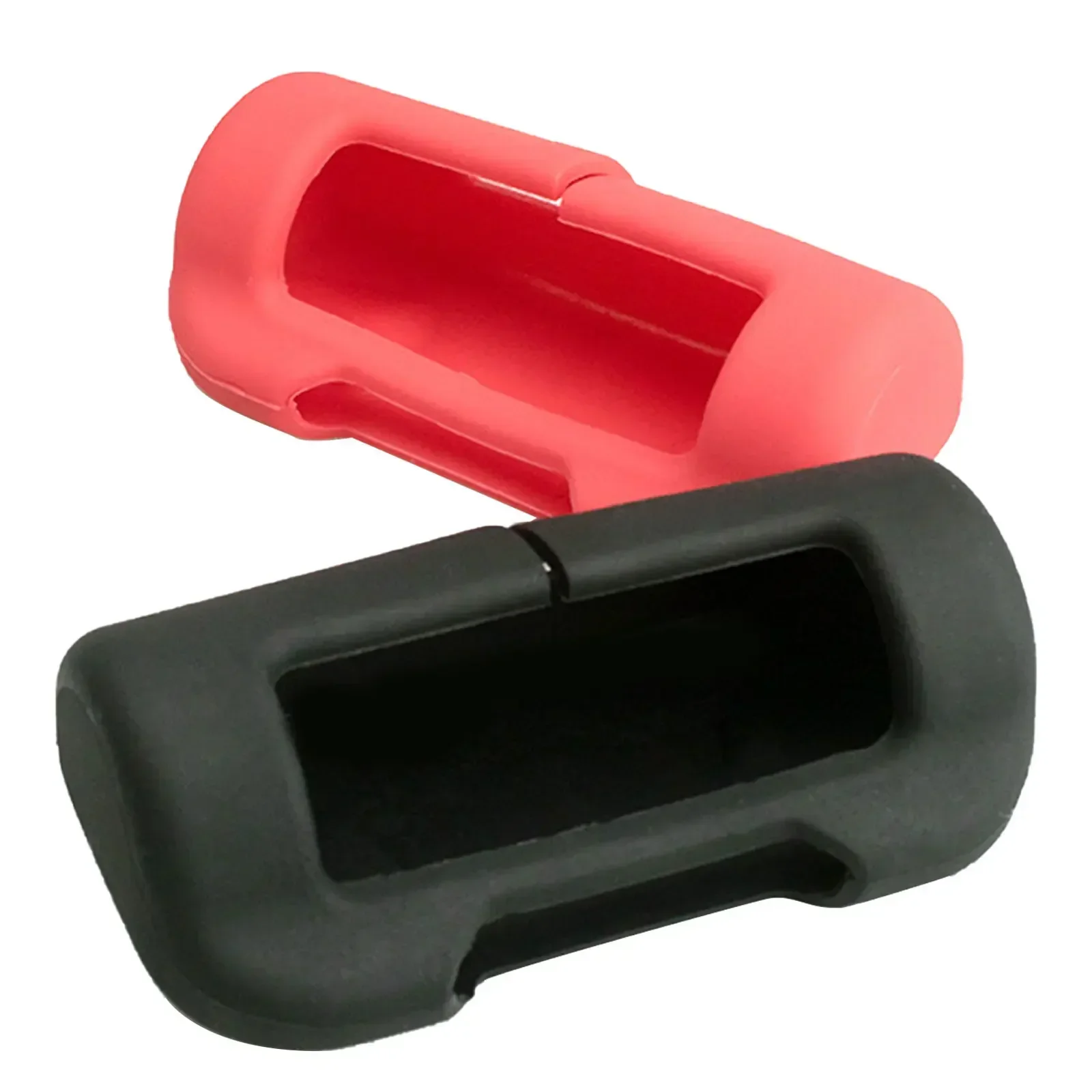 2Pcs Tesla Model 3/Y Front-row Seat Seatbelt Buckle Protective Cover Silicone Collision Avoidance Safety Belt Clip Protector