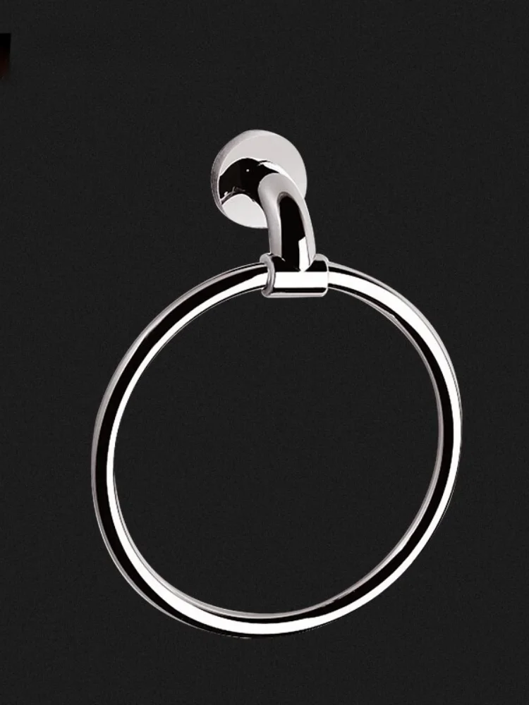 All copper towel ring bathroom wall hanging hotel bathroom towel bar