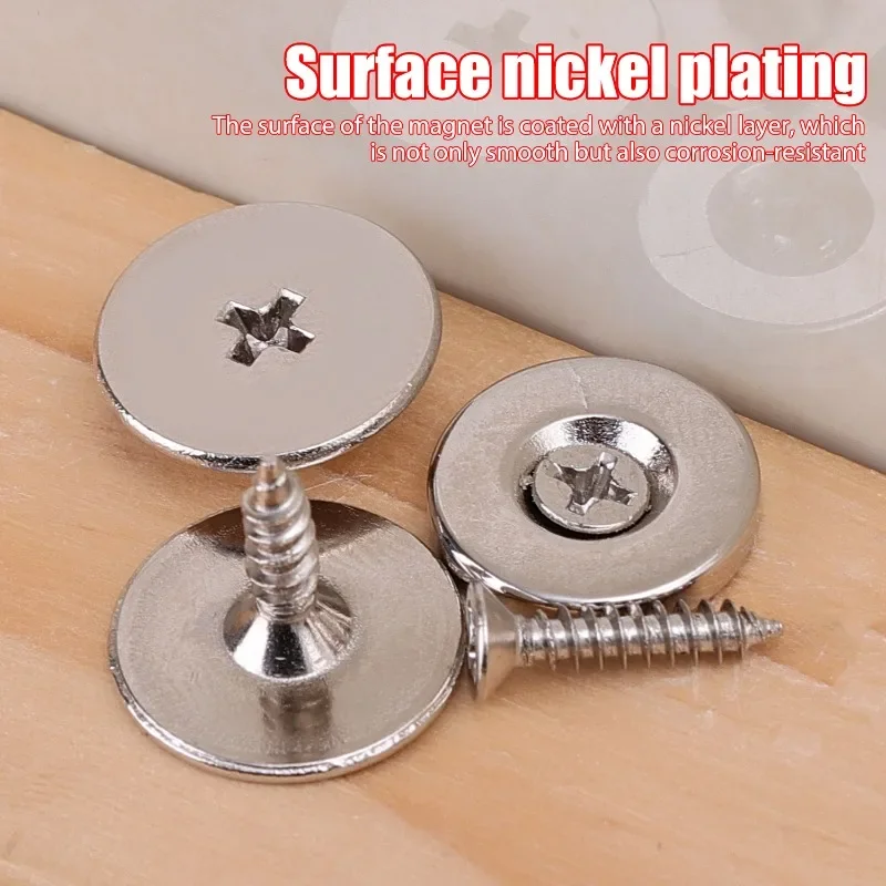 12/1Set Cabinet Door Magnet Small Round Metal Magnetic for Wardrobe Hidden Closing Magnetic Door Catch Closer Furniture Hardware magnetic cabinet catches,door catches,magnetic cabinet latches,cabinet door latch