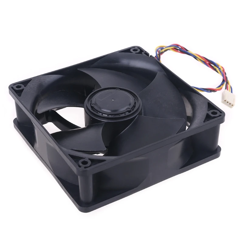 Cooling Fan 6000RPM 120mm 12cm PWM High Speed CFM for DC 12V 1.65A 4 wire 4-Pin Dual Ball Beari