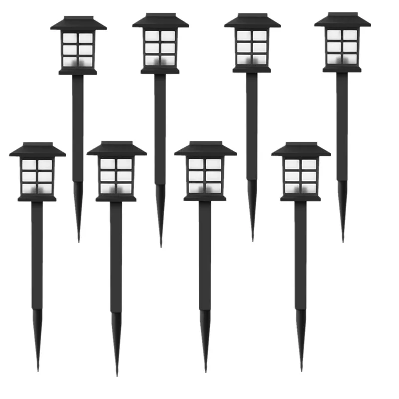 

2/6/8pcs Led Solar Pathway Lights Waterproof Outdoor Solar Lamp for Garden/Landscape/Yard/Patio/Driveway/Walkway Lighting