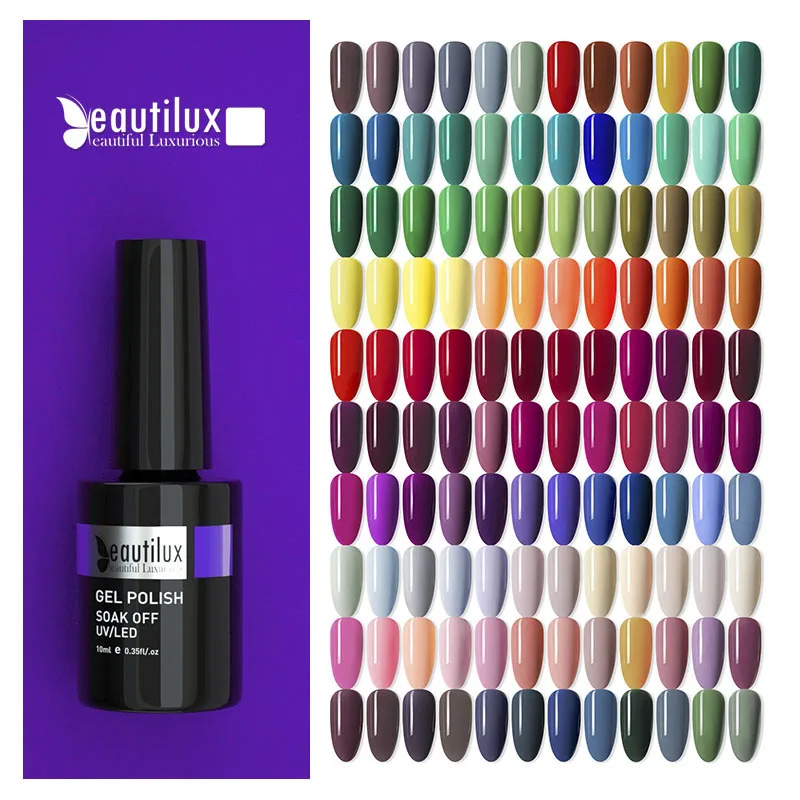 aliexpress.com - Beautilux Gel Nail Polish AC Colors Professional UV LED Salon Nails Art Gels Varnish Soak Off Semi Permanent Nail Lacquer 10ml