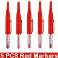 5 PCS Red Markers