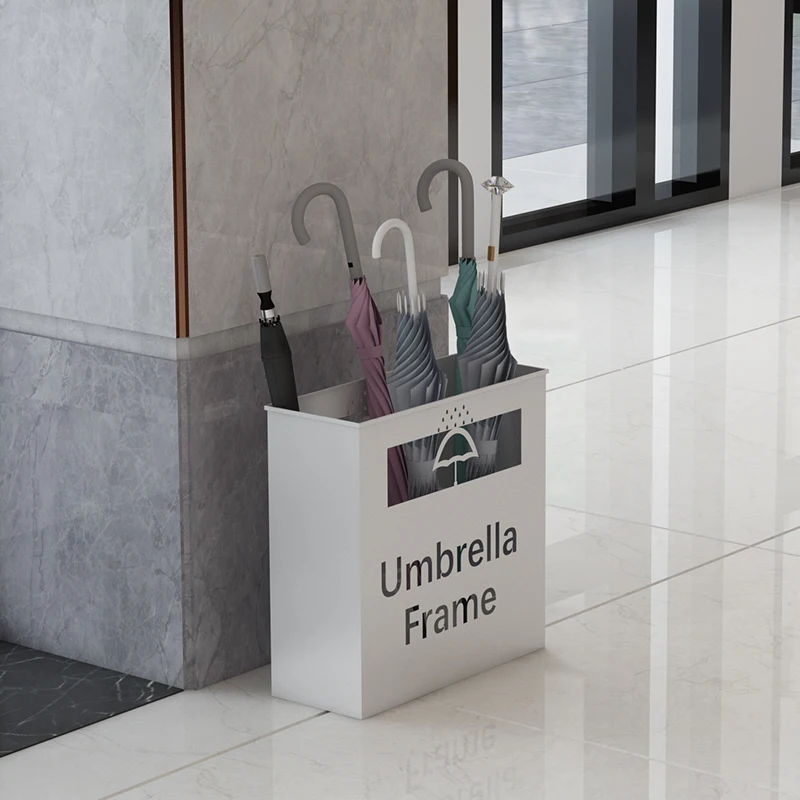 Commercial Umbrella Stand Umbrella Shelves at the Doors of Stores