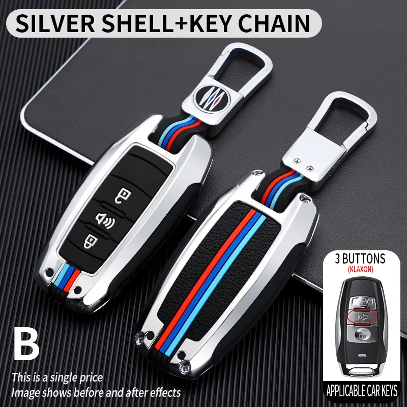 Custodia per chiave Auto in lega per Haval H6 Jolion H9 H6S F7 F7X F7H H7 M6 H8 Dargo 2022 custodia portachiavi proteggi accessori Auto - S43b8c9f922aa408a9da1c68f30c3cd265