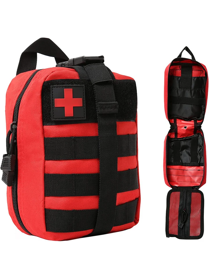1pc Tactical First Aid Kit, Personal First Aid Kit Bag,, Tactical First Aid Kit for Home Workplace Camping Travelling