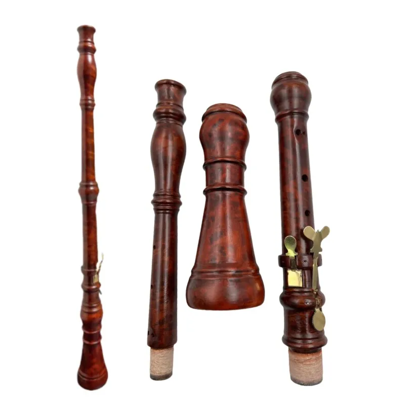 Professional Baroque style Oboe A-415HZ, Hard wood of bird's eye