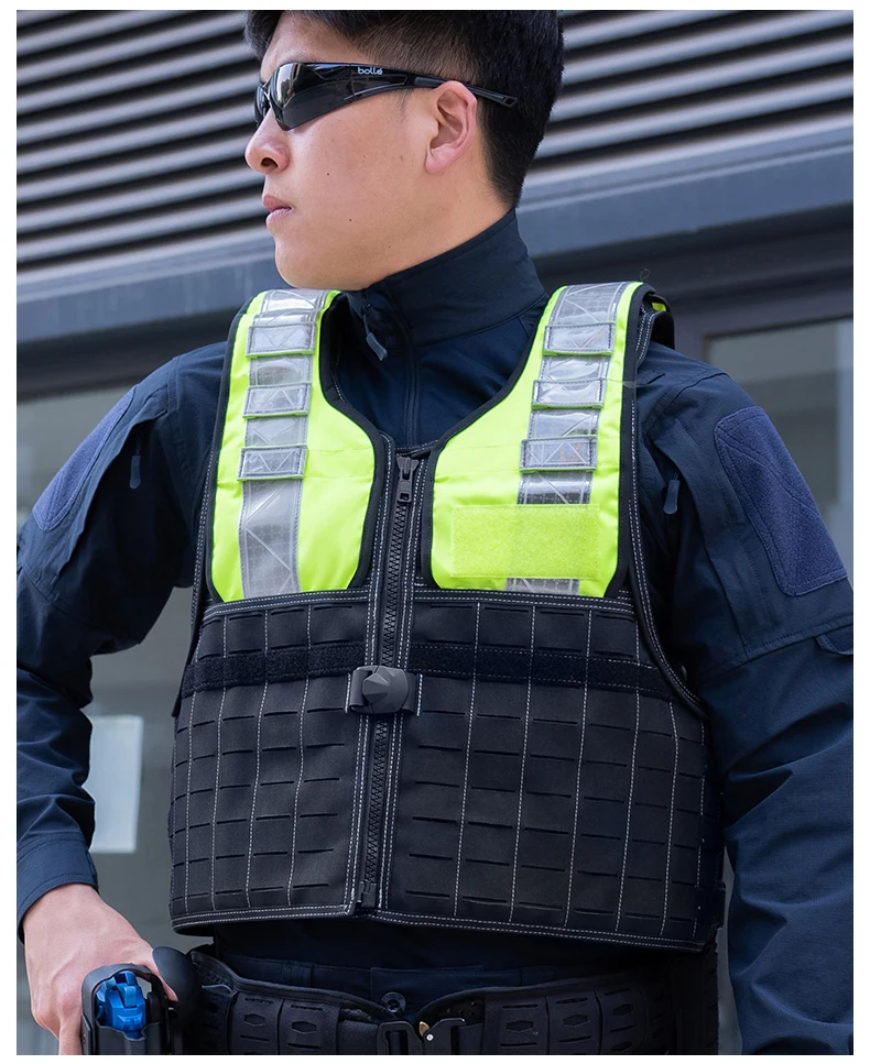 Molle verstellbare magnetische Schnalle, Schnellverschluss, Jagd, taktischer Plattenträger, abnehmbar, reflektierend – Detail 2