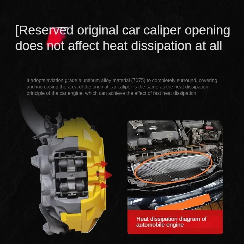 Car Brake Caliper Cover 3D Aluminum Kit for BMW X3 X4 Front Rear Wheel Modification