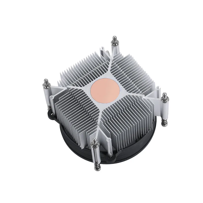 Computador Cpu Fan Motherboard Cooler Bloqueio Parafuso Fixo Núcleo de Cobre Fios Pwm Mudo 90 Milímetros X79 X99 X299 2011 2066cpu - Imagem 3