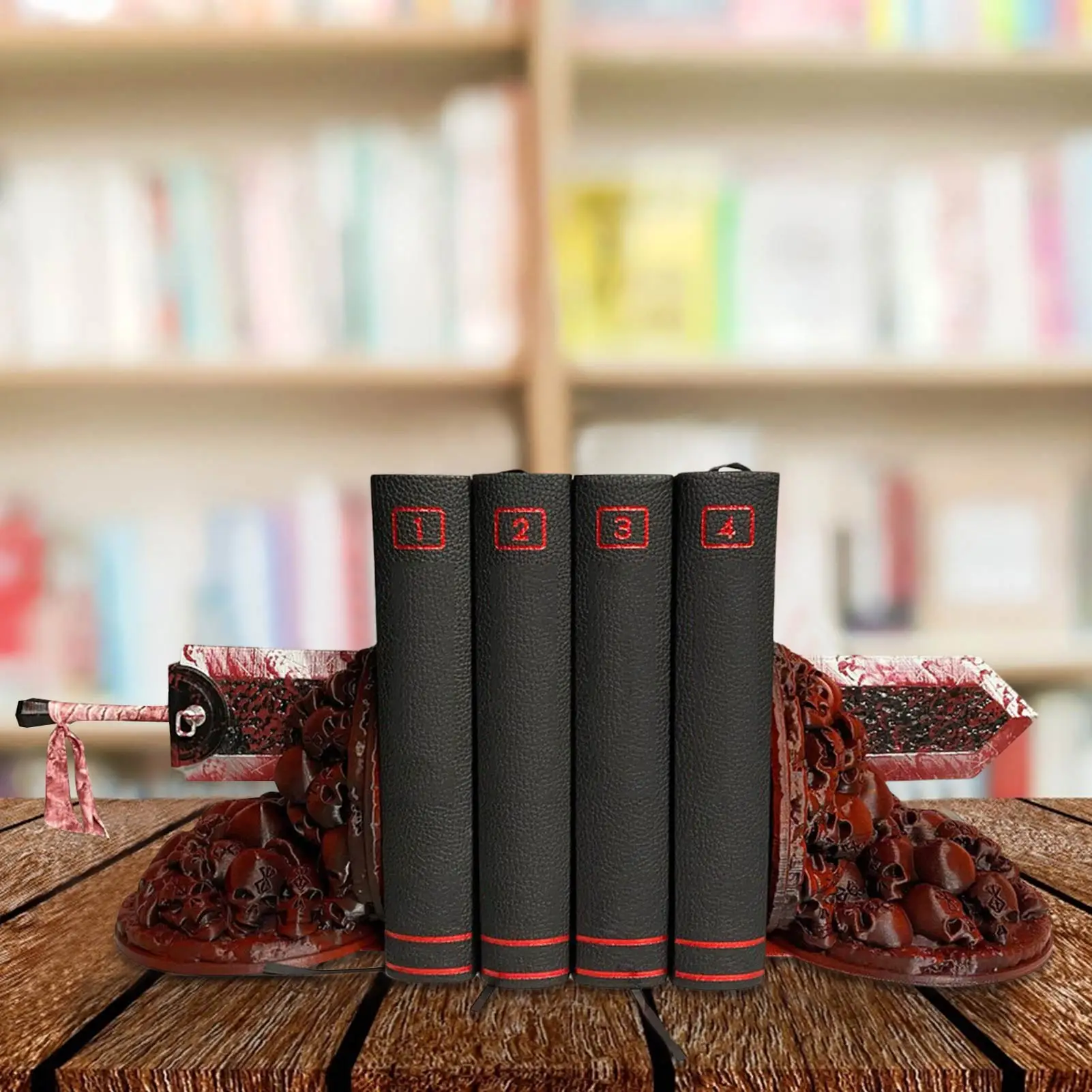 Сверхмощные резные подставки для книг полимерные Нескользящие офиса и дома