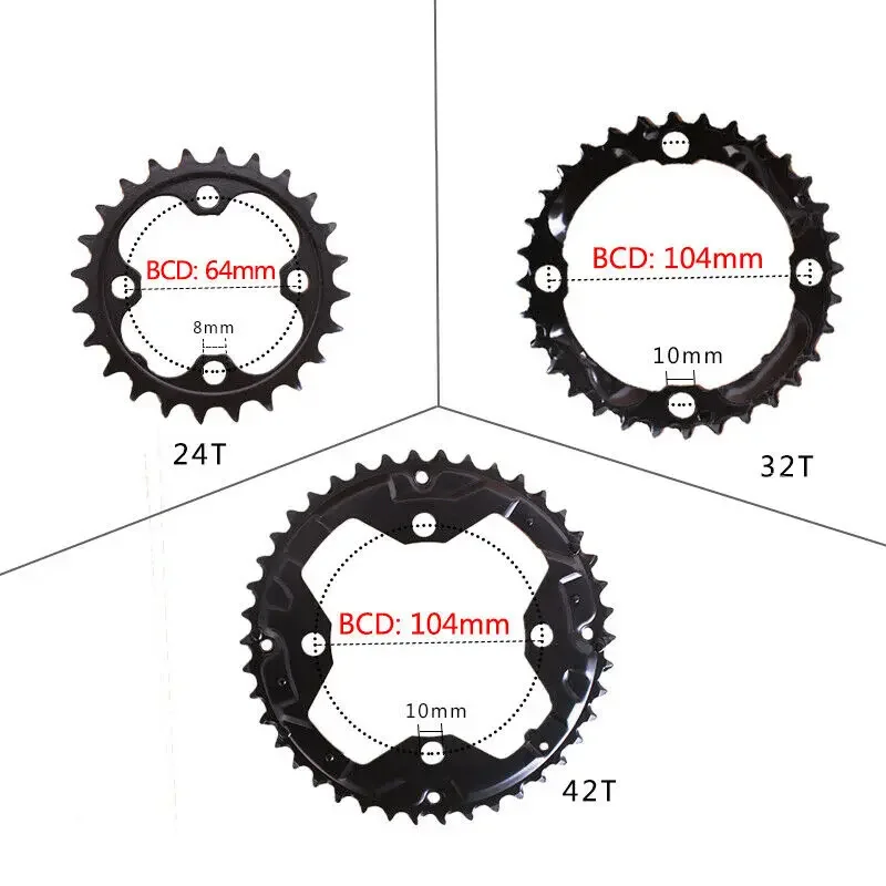 【新品・送料無料】Round2 BMX クランク 125mm CX MTB Fmfxtr mtbクランクセット104bcd 64bcd自転車クランクセット2