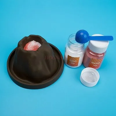

New simulation volcanic eruption DIY experiment set puzzle early education chemical technology small production children's toy
