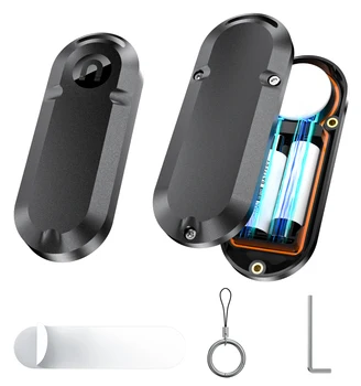 Custodia Magnetica per Batteria Airtag, 120 Mesi di Utilizzo Esteso, Porta Batteria AA, Custodia Sostitutiva CR2032 per Smart Tracker