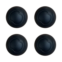 Anti - Slip Chair Leg Protectors with Shock Absorption and Stabilizing Rubber Feet (Set of 4) (Black)