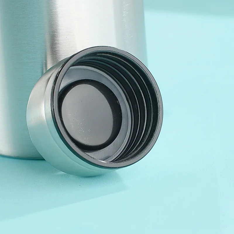 Stainless Steel Water Bottle Single Layer Canteen Kettle Outdoor Camping Hiking Portable Large Capacity Leakproof Drinking Bottl