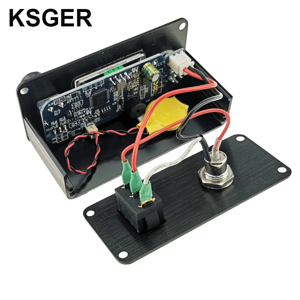 KSGER T12 V3.1S 납땜 스테이션 DIY 미니 STM32 OLED 컨트롤러 핸들 알루미늄 합금 케이스 용접 도구 빠른 가열